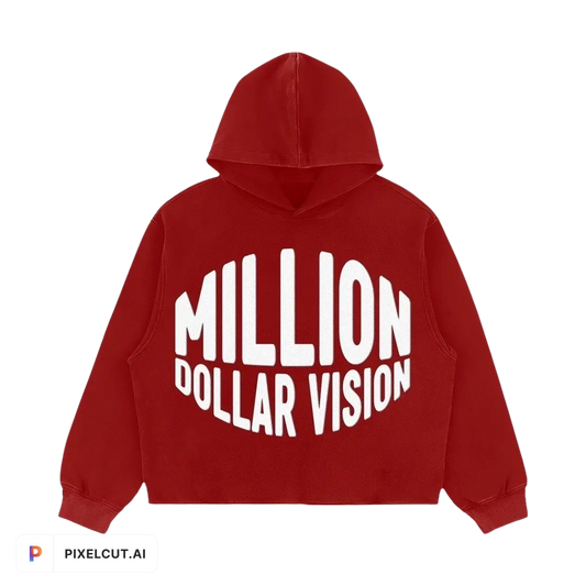 million dollar vision cropped hoodie